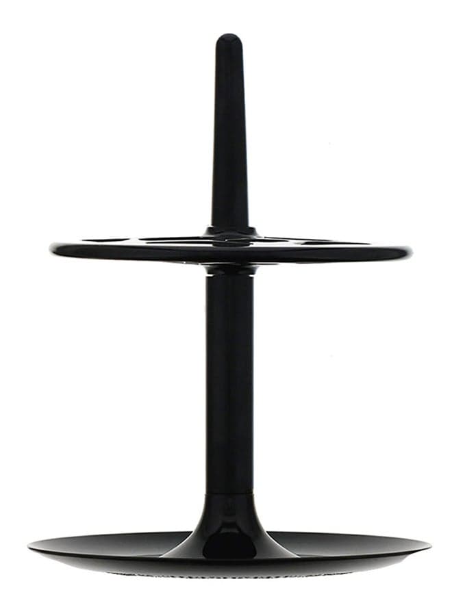 Flip To Dry Brush Organizer Black