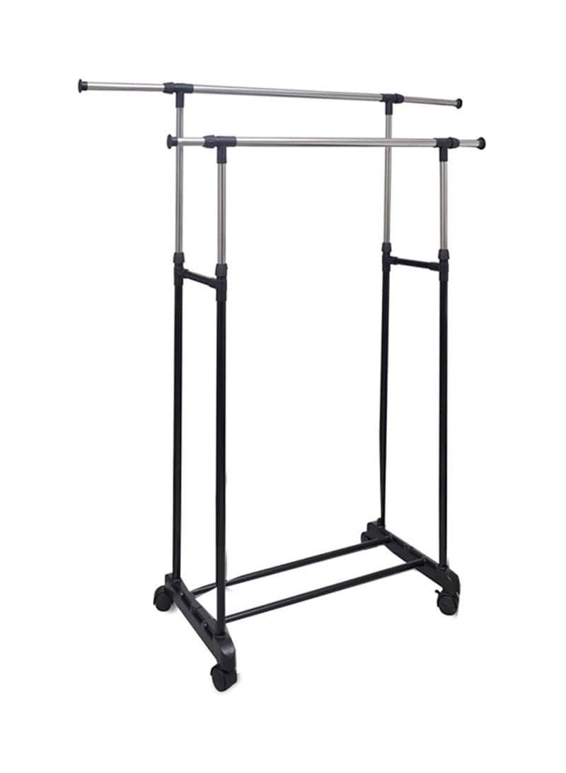 High Grade Adjustable Clothes Rack Black 102cm