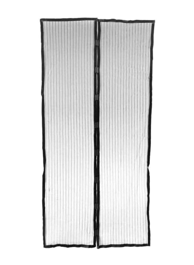 Magnetic Fly Screen Door Mesh Black 210 x 100cm