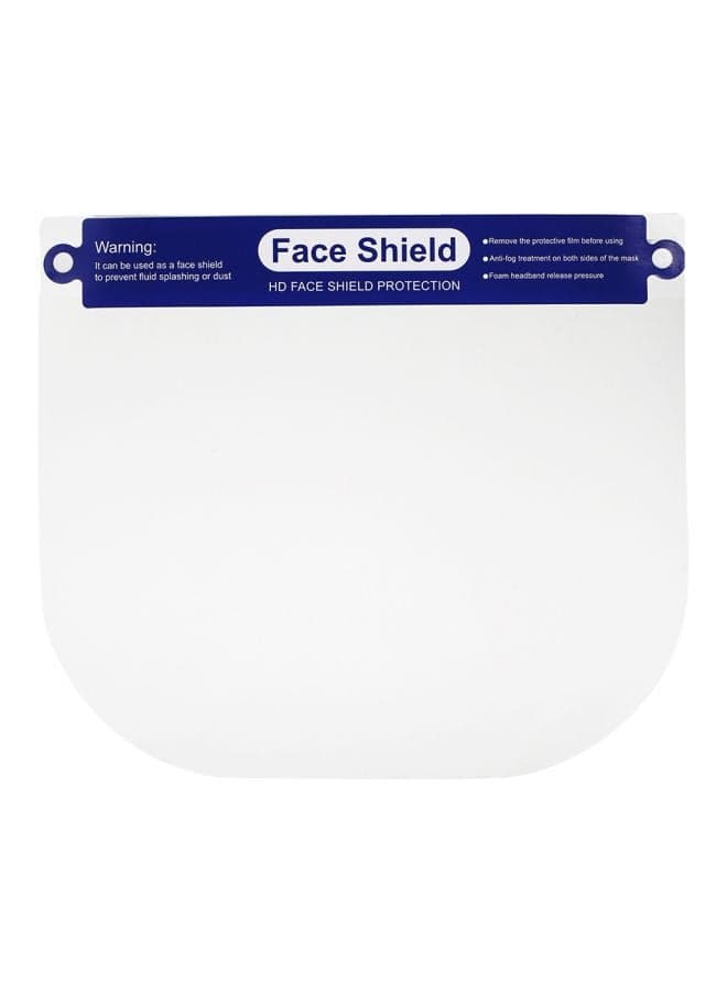 2-Piece Protective Face Shield Set Clear 32x3x22cm