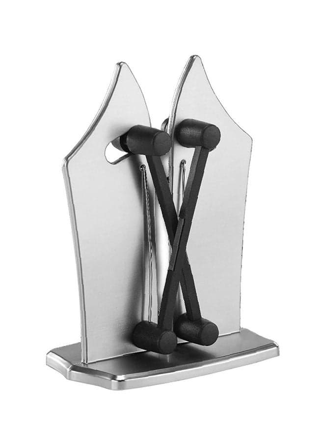 Bavarian Edge Knife Sharpener Silver/Black 19x14x9.5cm