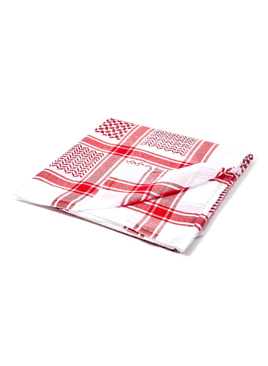 Cotton Shemagh Red/White