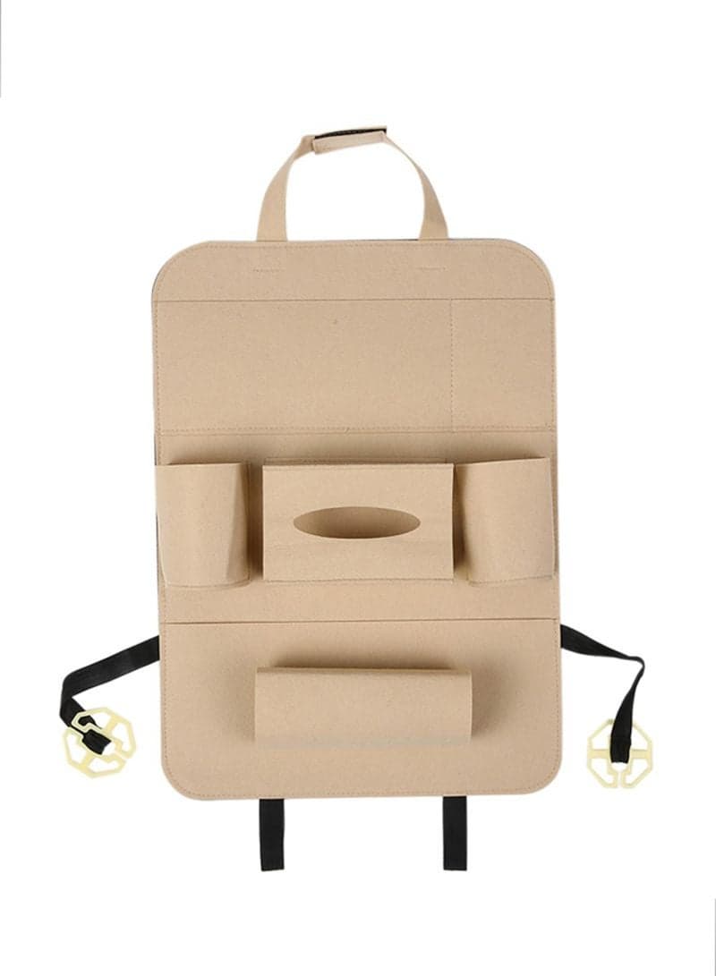 Car Back Seat Multi-Pocket Fabric Organizer