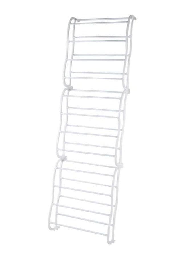 Shoe Organizer Rack White 64cm