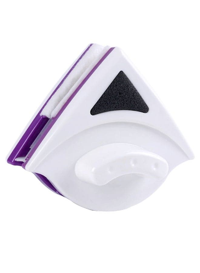 Double-Sided Triangular-Magnetic Squeegee White/Purple/Black 17cm