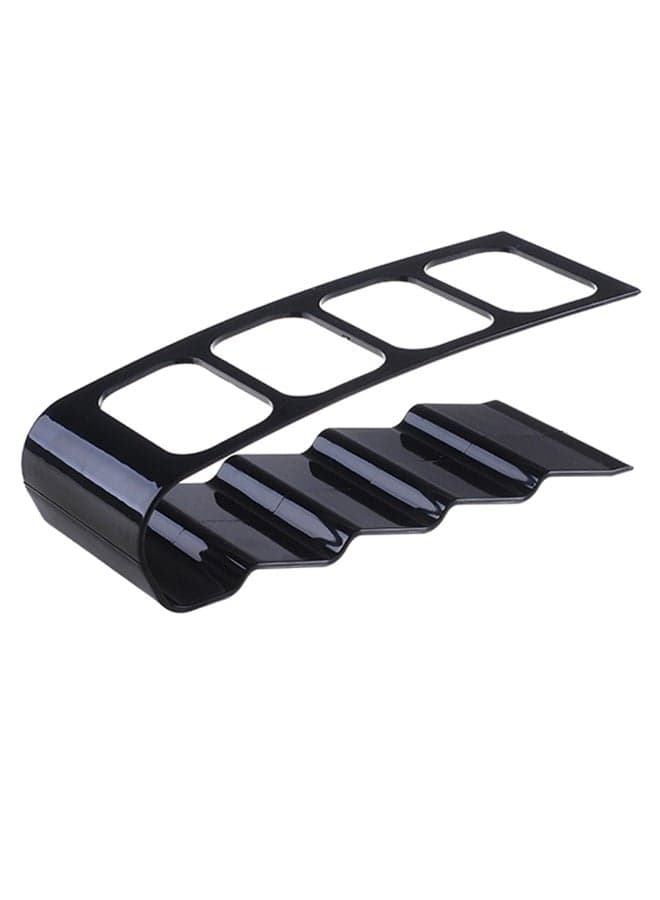 4-Grid Remote Control Holder Black 20cm