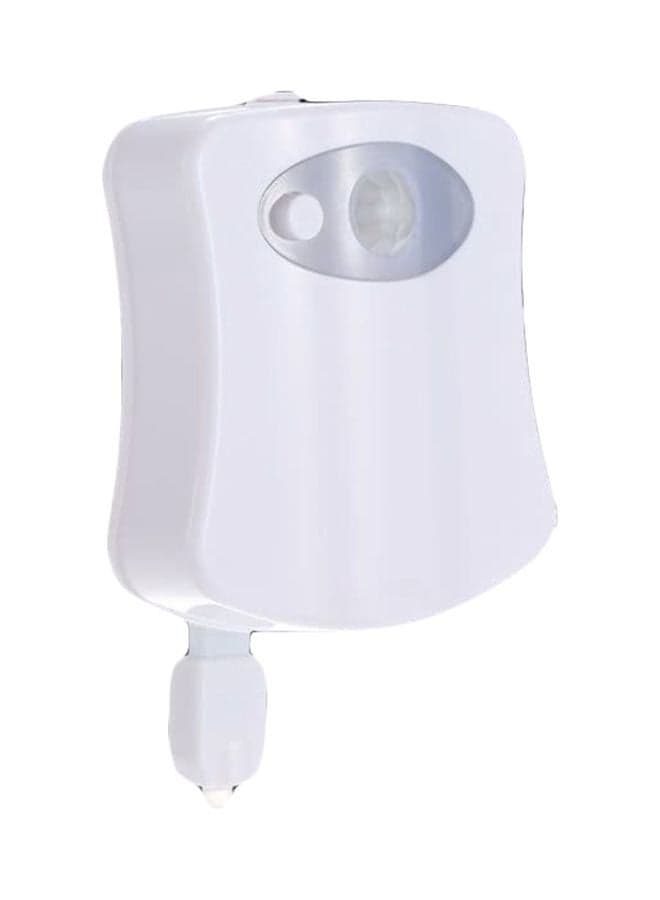 8-Colour LED Toilet Nightlight Red/Green/Blue 9.5cm