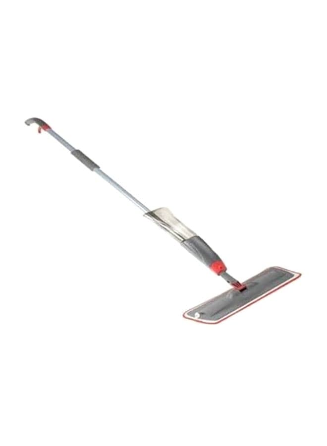 Handheld Floor Cleaning Spray Mop Grey/Silver/Red 110cm