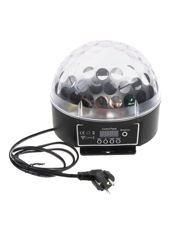 LED Crystal Magic Ball Disco Light Red/Green/Blue 176x176x140mm