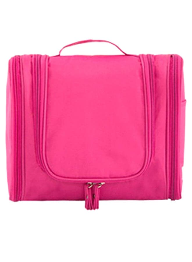 Portable Hanging Cosmetic Organizer Bag Pink