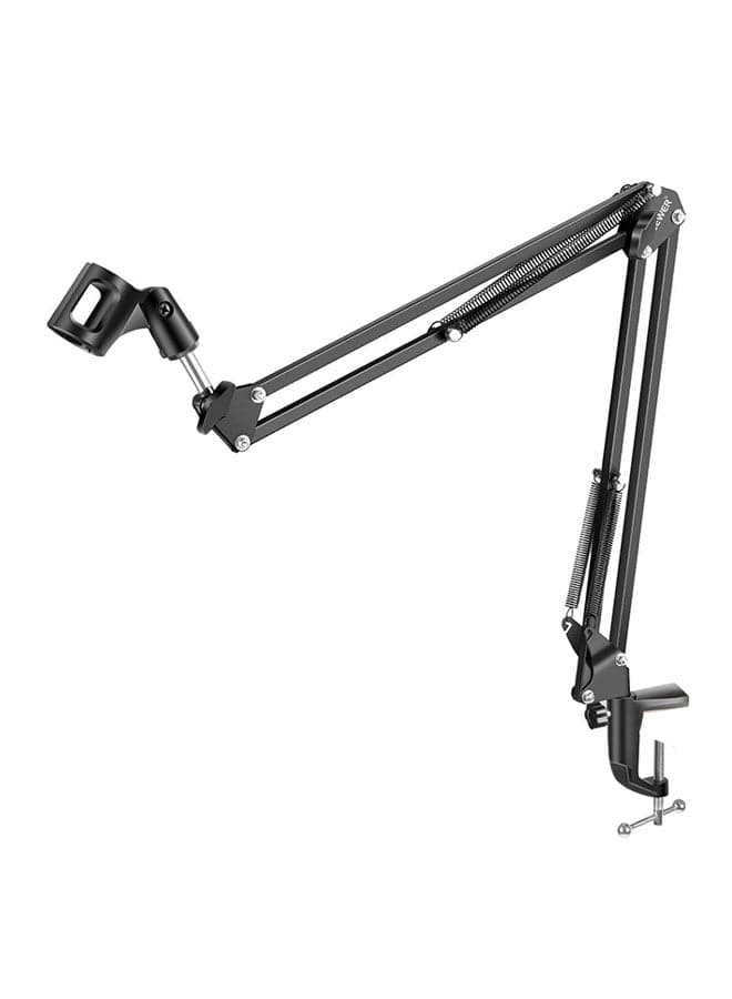Adjustable Microphone Suspension Boom Scissor Arm Stand For Radio Broadcasting