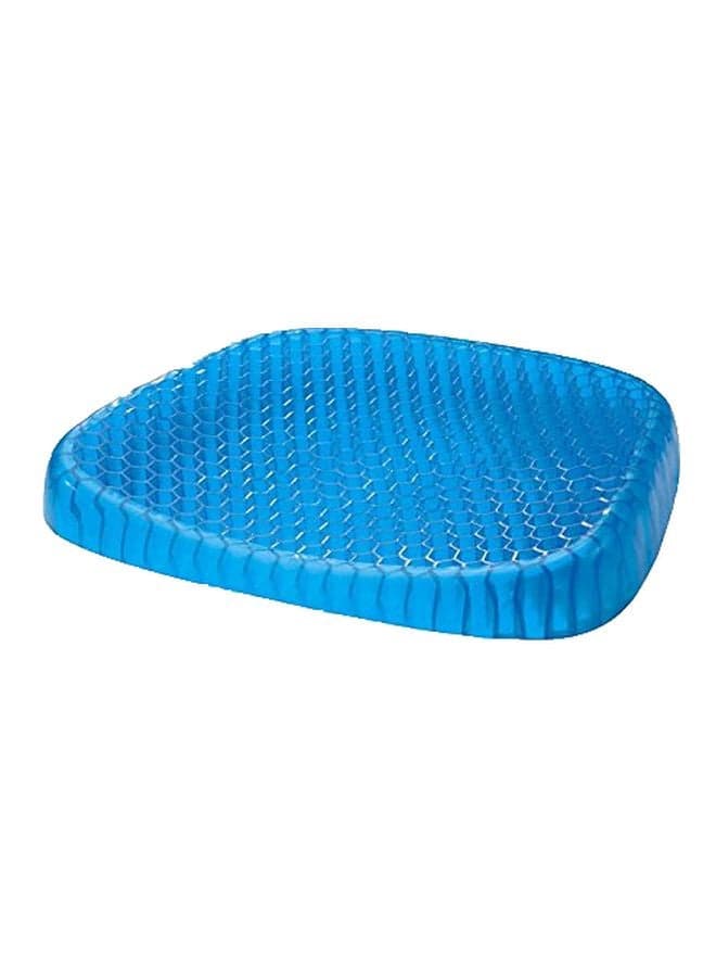 Seat Support Gel Cushion Blue 14x16x1.5inch