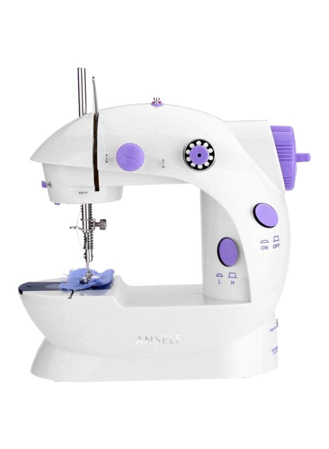 Mini Portable Handheld Sewing Machine White/Purple E11580UK White/Purple
