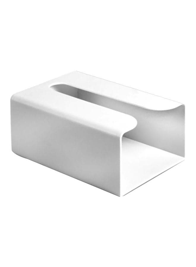 Wall Mounted Tissue Holder White 19.5x13.5x8.5centimeter