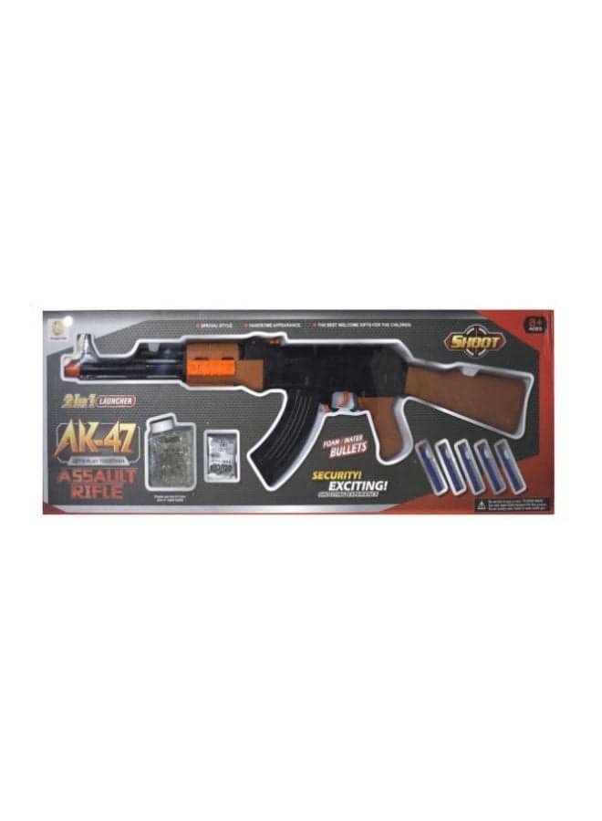 AK47 Assault Rifle Water And Foam Bullet Gun