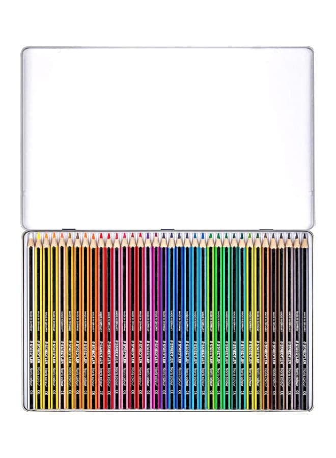 36-Piece Noris Colour Pencil Set Red/Yellow/Green