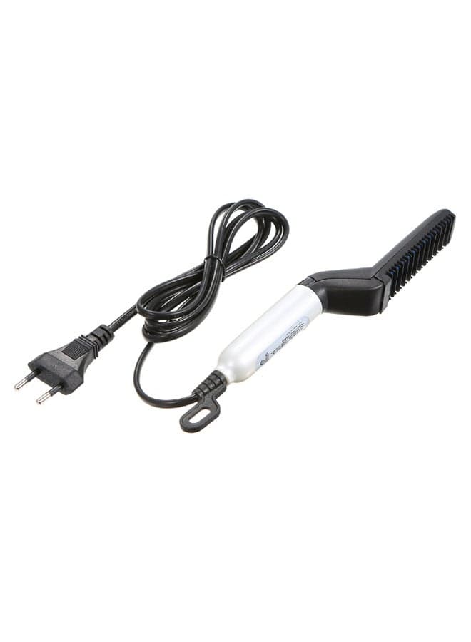 Multi-Functional Volumize Flatten Side Straighten Brush Black 26 x 8cm