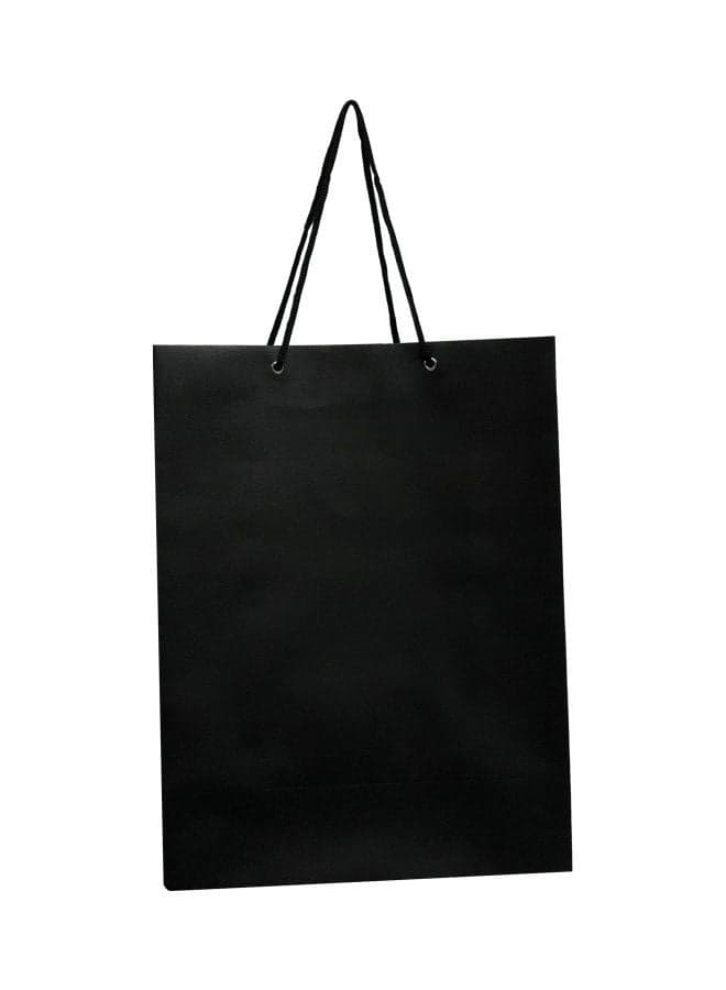 12-Piece Paper Gift Bag Set Black