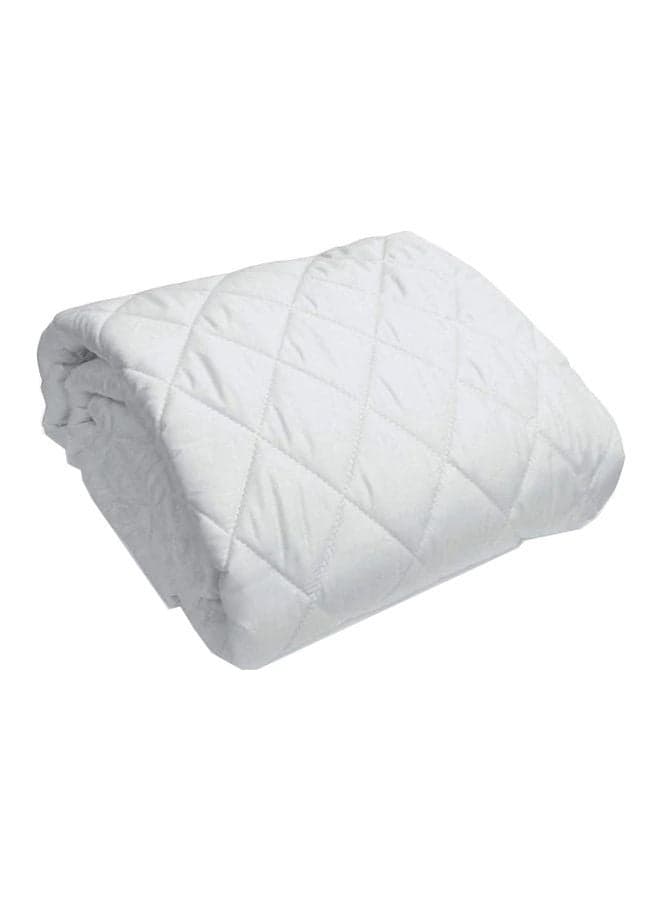 Deep Sleep King Size 200X200 CM, Satin,Space Pattern Matress Protectors Fabric White 200x200cm