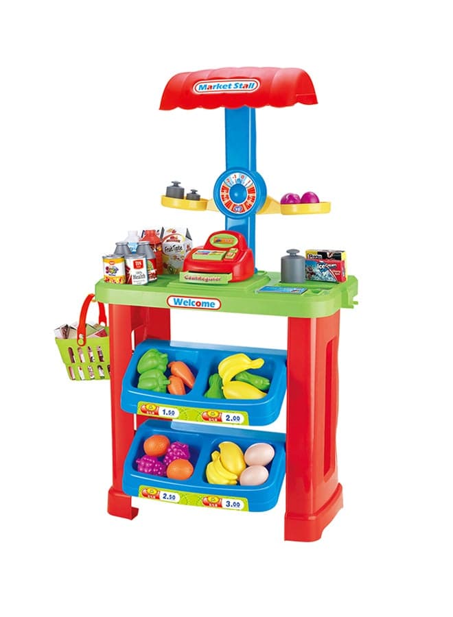 My First Market Stall Set 53x34x82cm