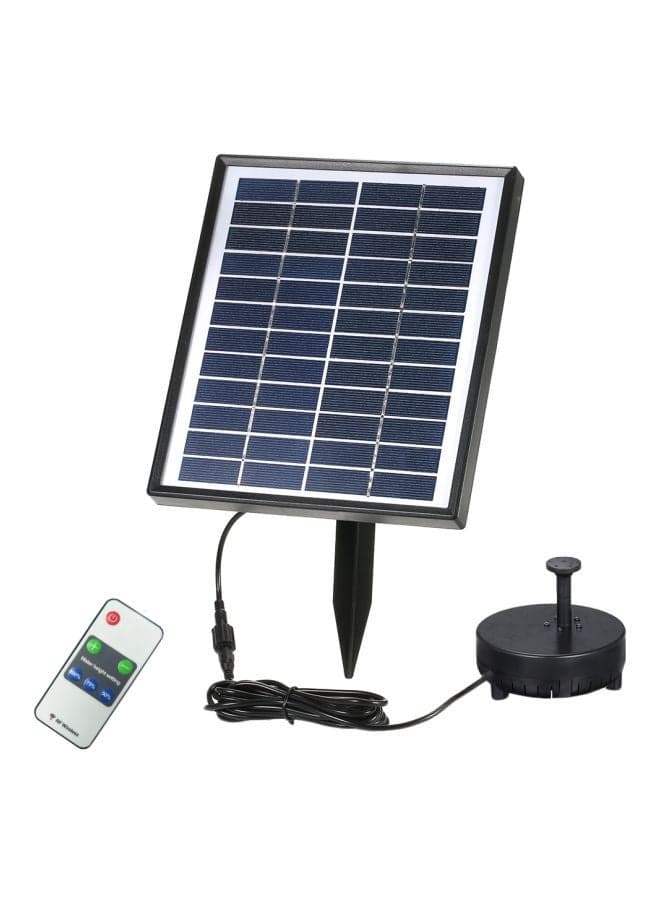 Solar Powered LED Fountain Water Pump Black/White/Grey Solar Panel (22x19), Water Pump (7.5 x4x6)centimeter