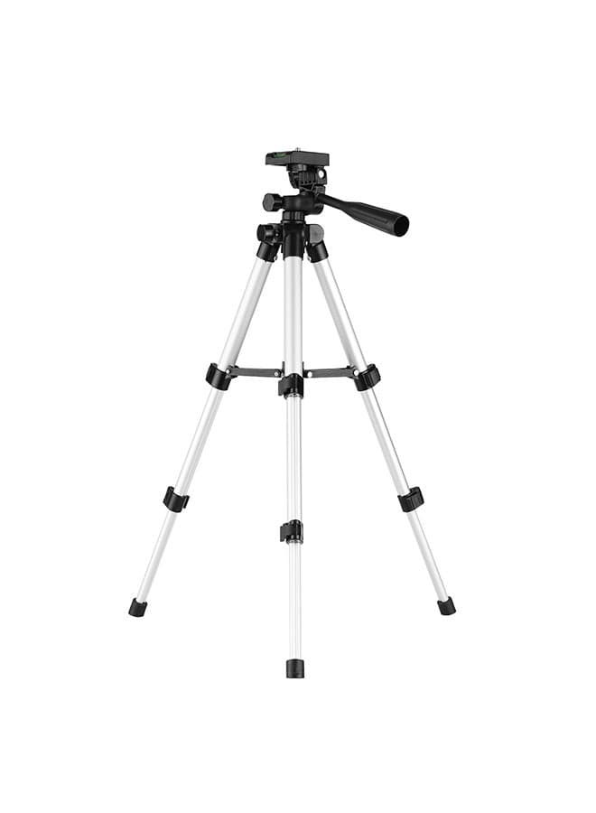Mini Desktop Tripod Stand Silver/Black