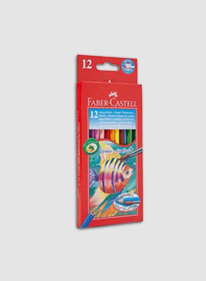 Faber-Castell Water Color Pencil 12 color Multicolour
