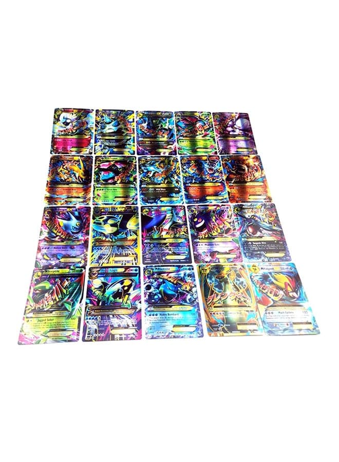 100-Piece Pokemon Ex-Gx Mega Trainer Energy Cards
