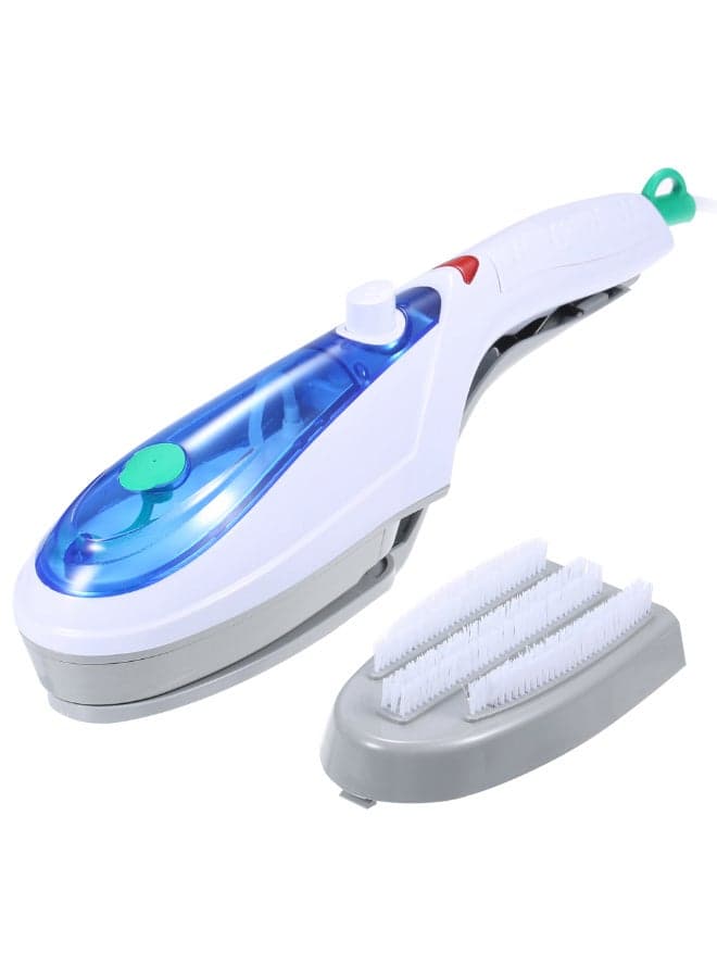 Portable Handheld Electric Steamer With Detachable Brush 850 W H23113GR-US White/Blue/Grey