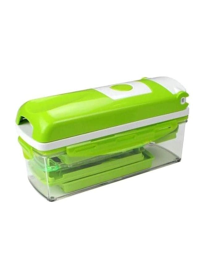 Multi Purpose Chopper Green/Clear/White 19x6.8x12.8cm