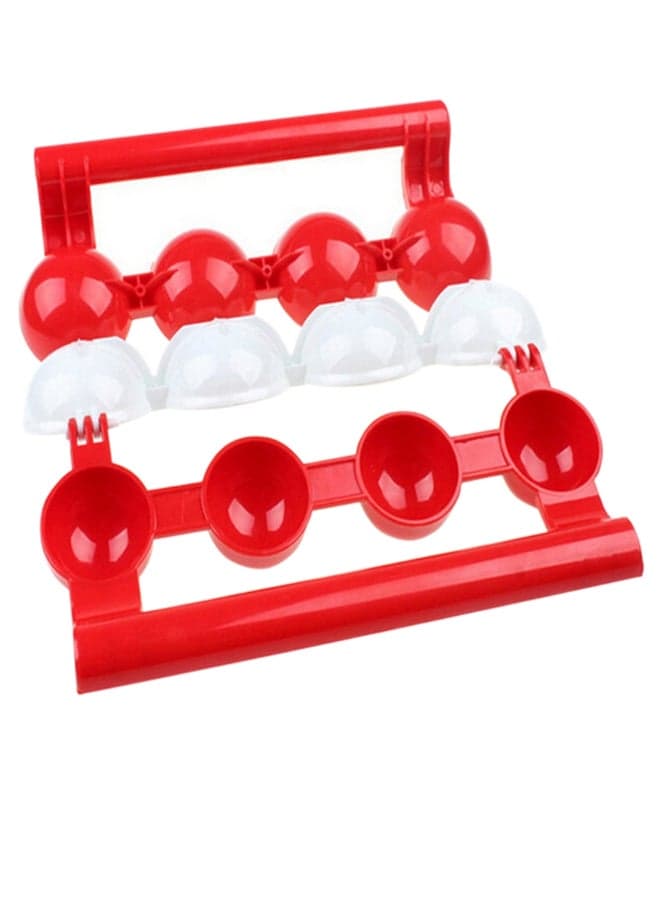 Stuffed Meatball Maker Red/White 24 x 18cm