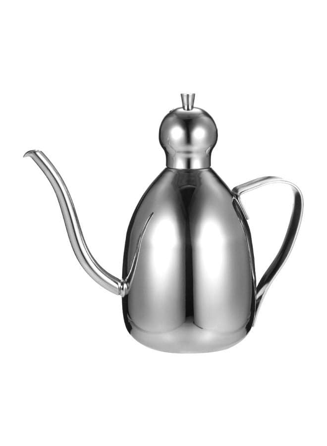 Stainless Steel Oil Dispenser Silver 18.8x17x9.6cm