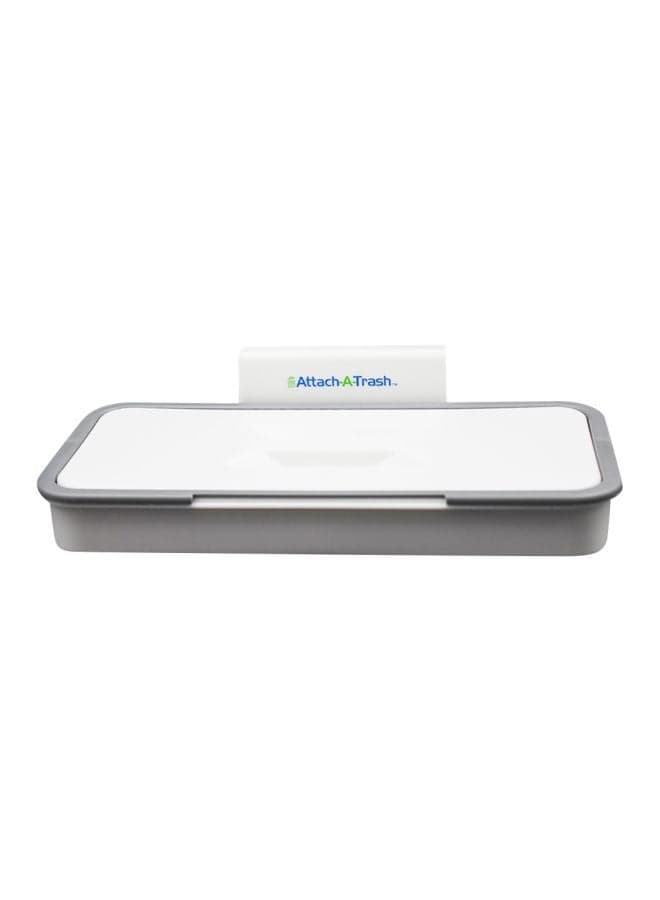Trash Bag Holder White/Grey 24.3x10.2x3cm