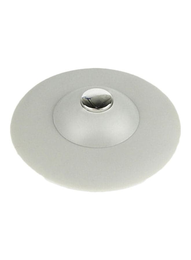 5-Piece Silicone Floor Drain Stoppers Silver 10.5x5x10.5centimeter