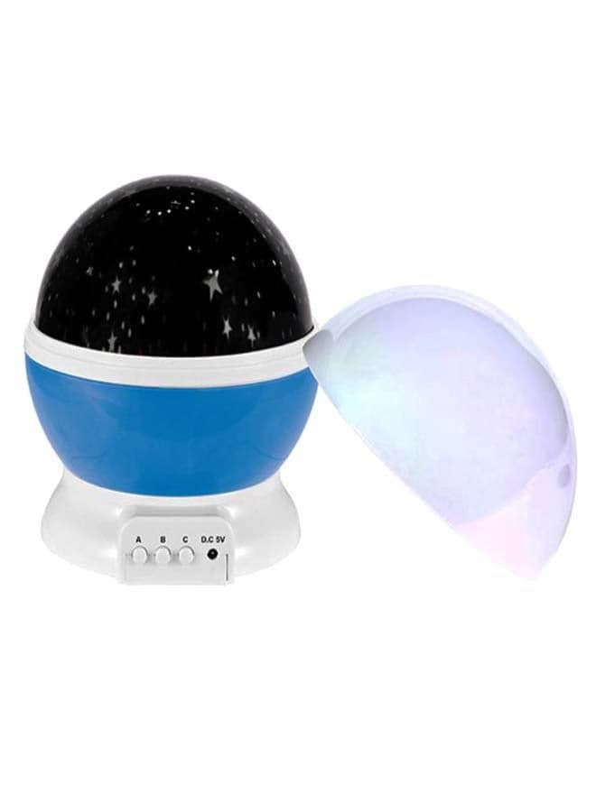 Rotating Starry LED Projector Lamp Blue/Black/White