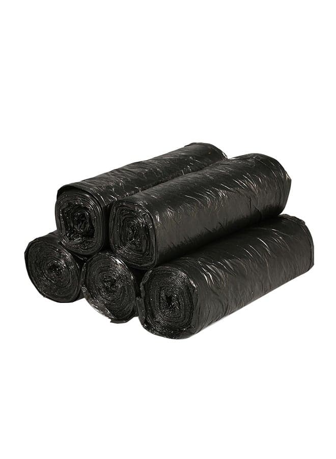 100-Piece Garbage Bag Black 18centimeter