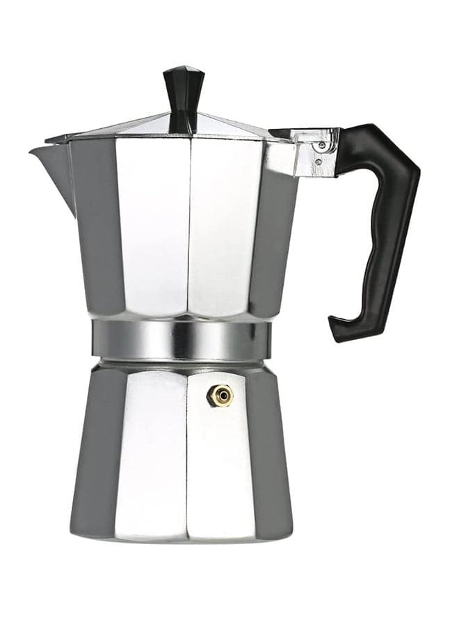 Espresso Percolator Coffee Maker Silver/Black