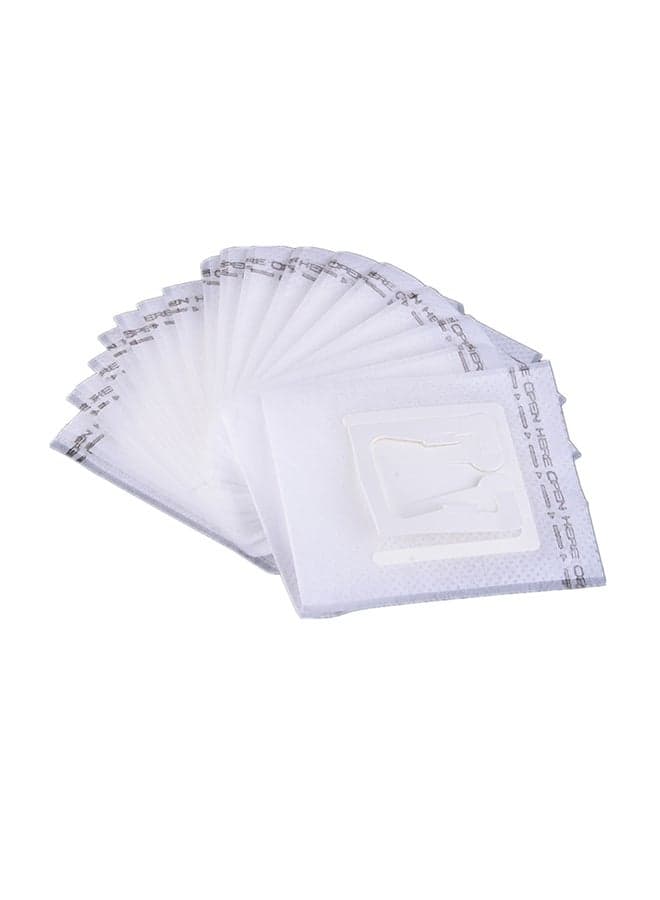50-Piece Portable DIY Drip Coffee Filter Bag White 8cm