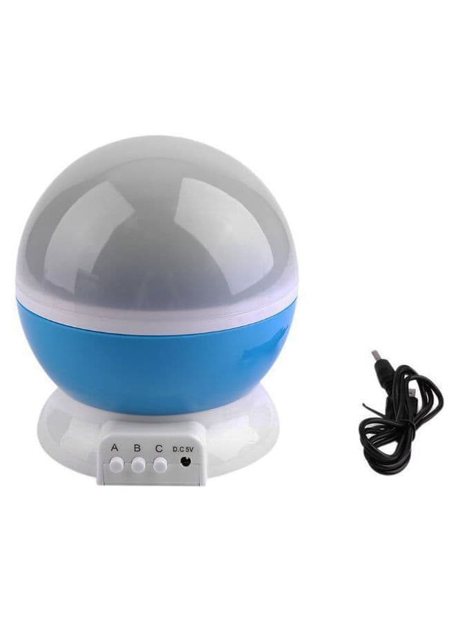 Rotational LED Starry Night Sky Projector Lamp With Cable