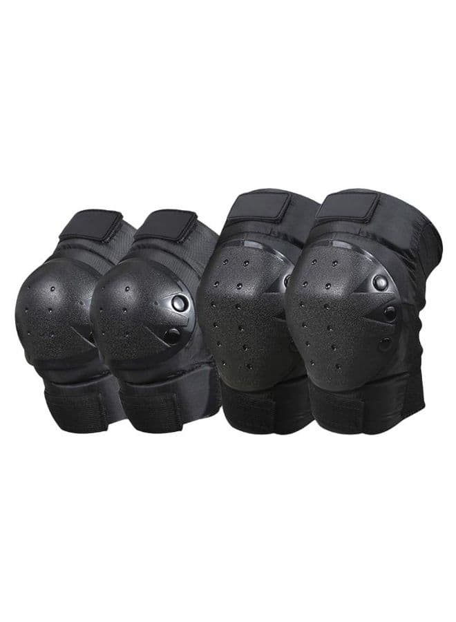 Pair Of 2 Cycling Knee Brace And Elbow Guard