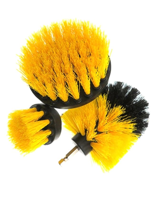 3-Piece Drill Attachment Scrubber Brush Set