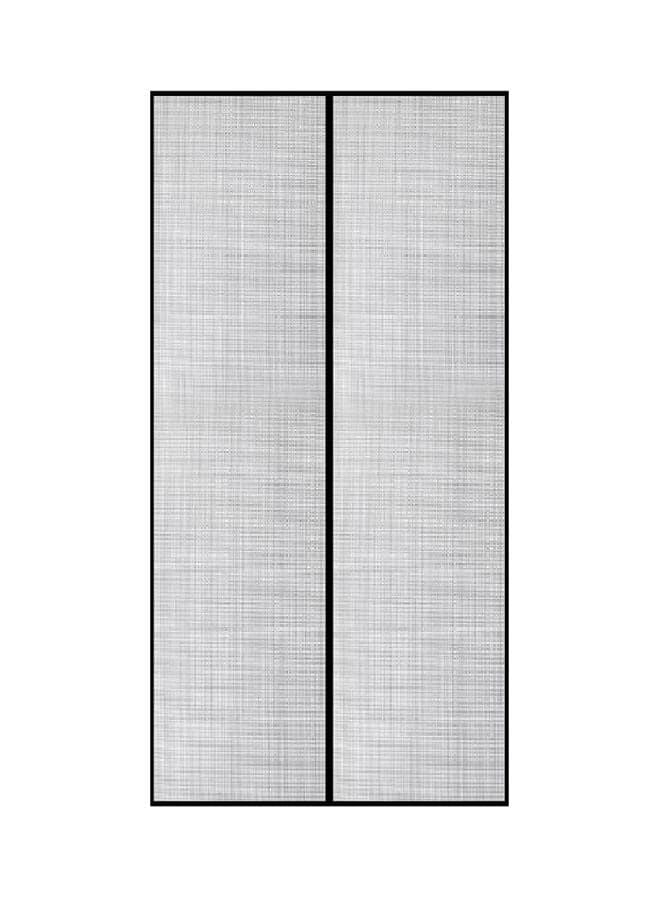 Magnetic Screen Mesh Curtain Grey/Black 210x100cm