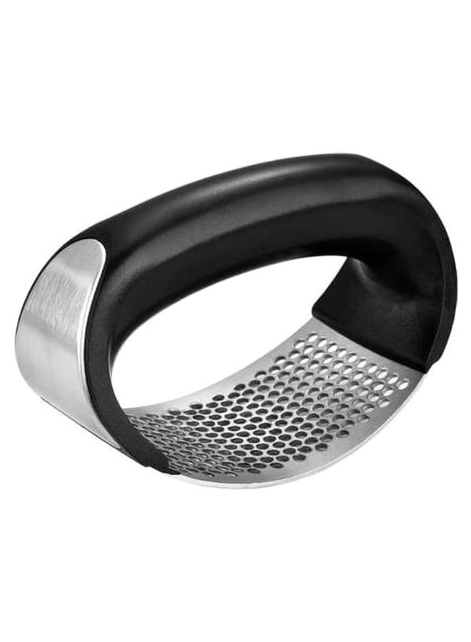 Garlic Press Peeler Black/Silver 4.05 x 2.67inch
