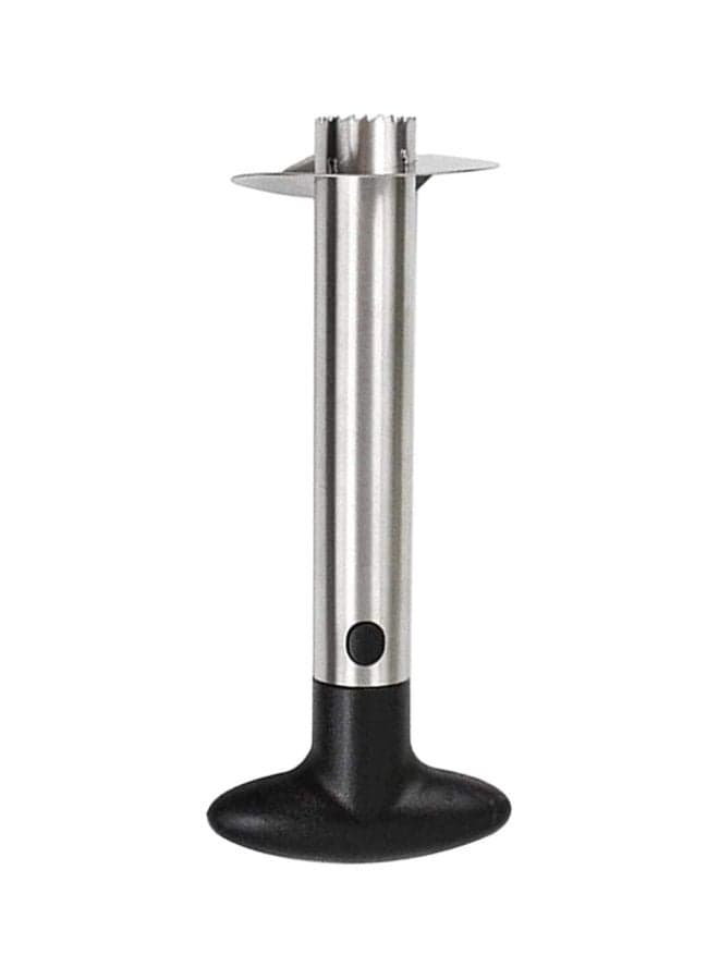 Stainless Steel Pineapple Corer Silver/Black