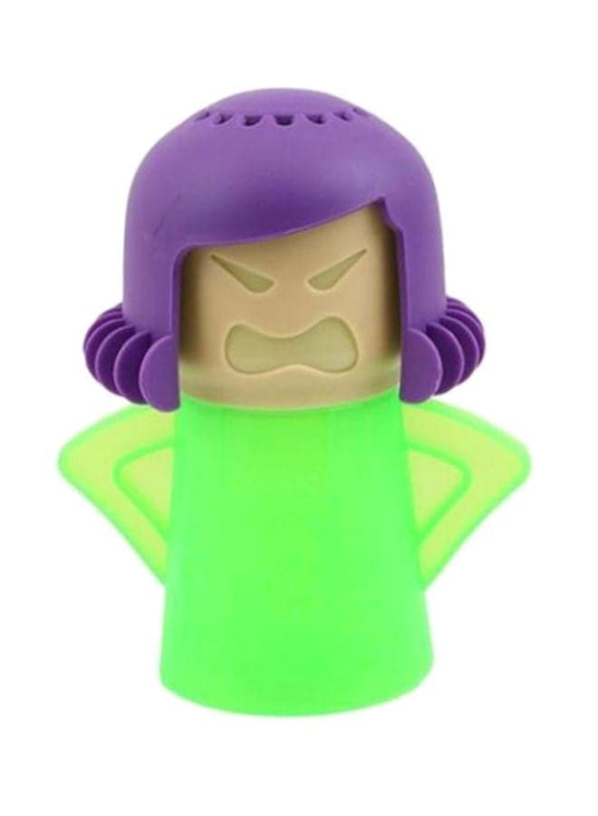 Angry Mama Designed Microwave Cleaner Green/Purple/Brown