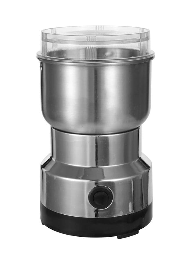 Stainless Steel Coffee Grinder Silver/Black 175 x 105mm