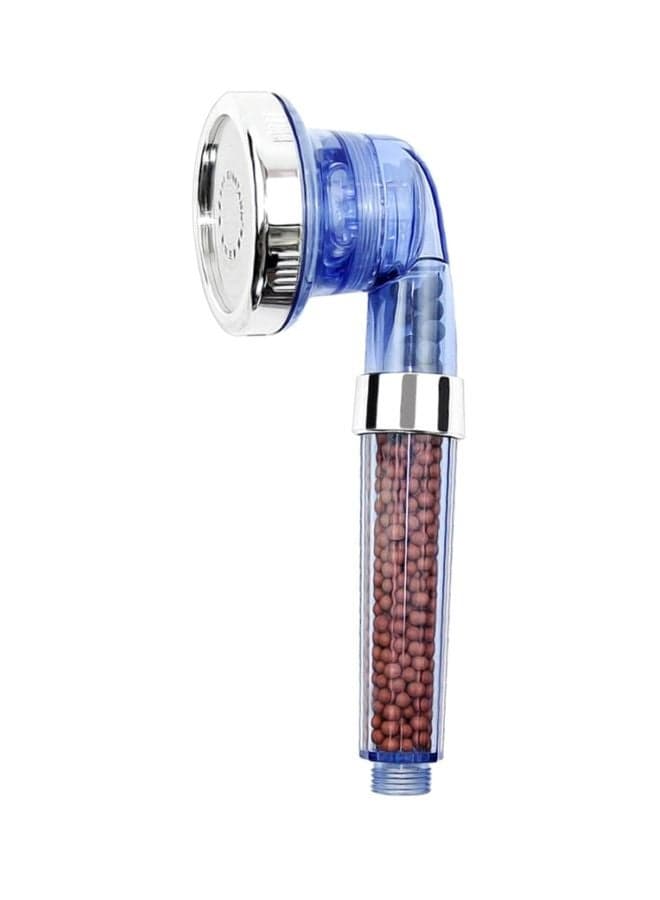 Handheld Shower Head Silver/Blue/Brown 22cm