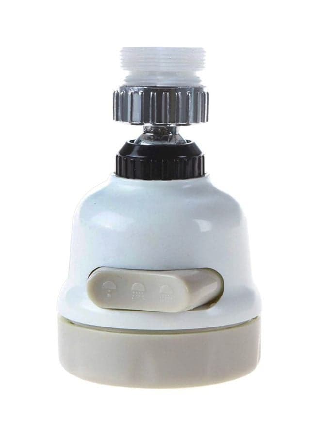 360-Degree Kitchen Sink Faucet White/Grey 8.5x5.5x5.5cm