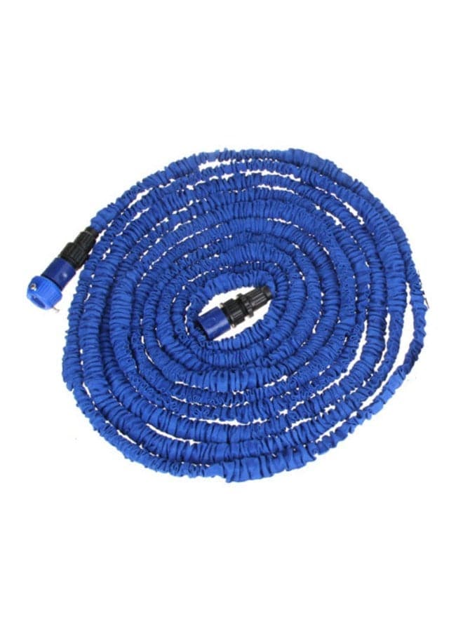 Magic Water Hose Pipe With Faucet Connector And Fast Connector Blue 75feet
