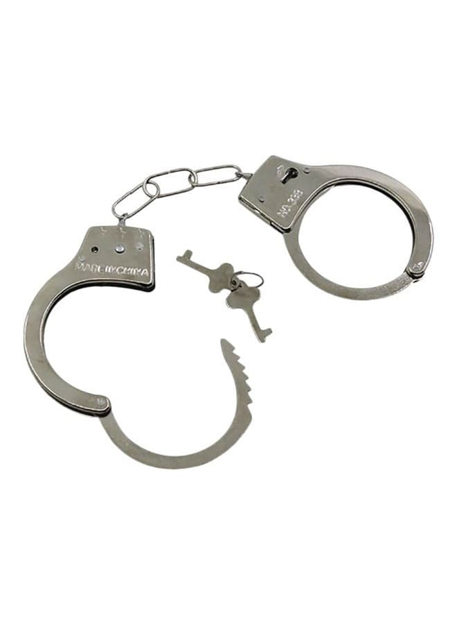 Pretend Play Metal Handcuff With Keys 5.2x6.5cm